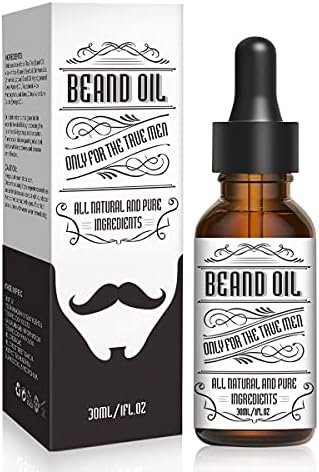Beard Oil for Men, Natural Conditioning for Groomed Beards, Mustaches, Moisturized Skin, Beard Growth Serum Make The Beard More Full, Thick Smooth, Moisture Reduce Frizz 1oz Charming