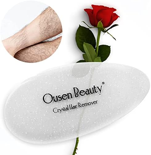 Crystal Hair Eraser, Magic Crystal Hair Remover for Women Men, Magic Hair Eraser Painless Exfoliation Soft Smooth Silky Skin, Fast & Easy Hair Removal Eraser for Arms Legs Back Body