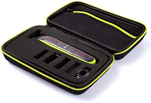 AMSAMOTION Hard Case for Philips Norelco OneBlade QP2520, QP2530, QP2515, QP2620, QP2630, QP6530, QP6550, for One Blade 360, Electric Trimmer and Shaver Travel Case Protective Storage Bag