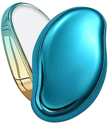 Crystal Hair Eraser for Women 2 Pieces Reusable Hair Remover Stone, Painless Crystal Hair Remover for Women and Men, Magic Hair Eraser for Back Arms Legs