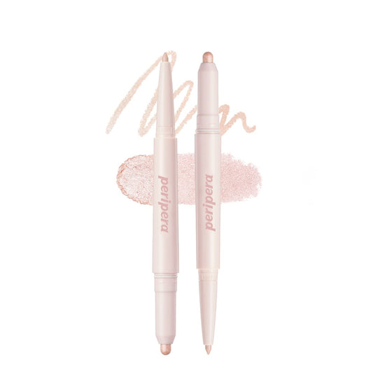 Peripera SUGAR TWINKLE DUO EYE STICK (01 DEWY NUDE)
