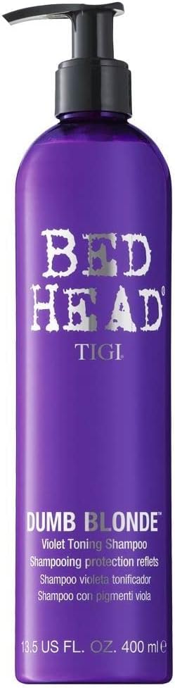 TIGI Bed Head Dumb Blonde Purple Toning Shampoo, 13.5 Ounce