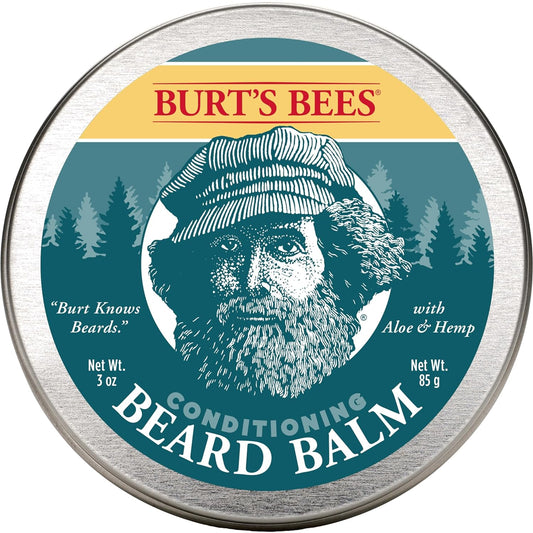 BurtÕs Bees Conditioning Beard Balm with Aloe & Hemp, For Men, 3 Ounces
