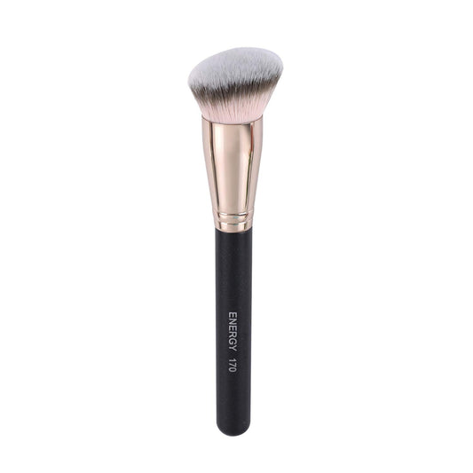 ENERGY Foundation Brush for Liquid Makeup Premium Makeup Brush for Flawless Liquid Cream Foundation Powder Cosmetics Blending Buffing Contouring Vegan Face Brush 170