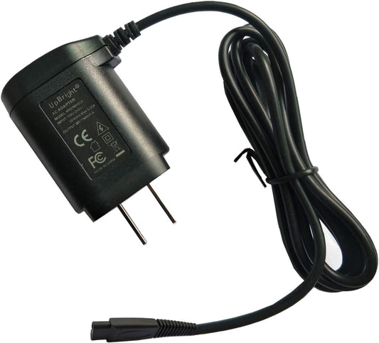 UpBright 2Prong AC/DC Adapter Compatible with Wahl Professional 8504 8504-400 5 Star Series Cordless Senior Clipper Lithium-Ion Li-Ion Rechargeable Battery 2240 01 2241 Trimmer Power Supply Charger