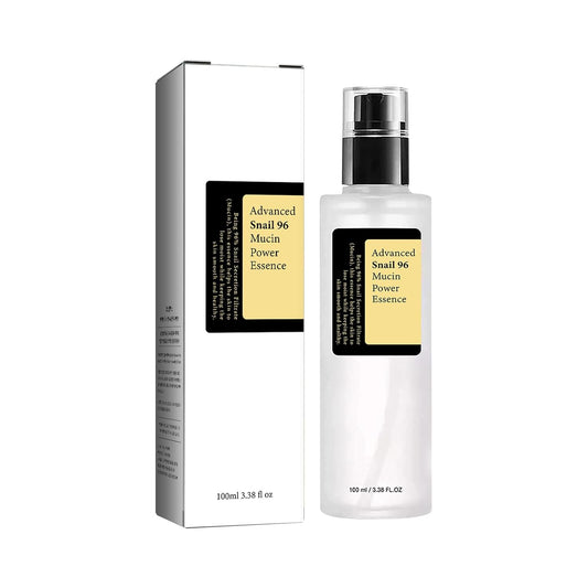 Aimeryup Advanced Snail Mucin 96% Power Repairing Essence, Snail Mucin Serum, Hydrating Serum for Face with Snail Secretion Filtrate for Dull Skin & Fine Lines (100ml/3.38 fl.oz) (1pcs)