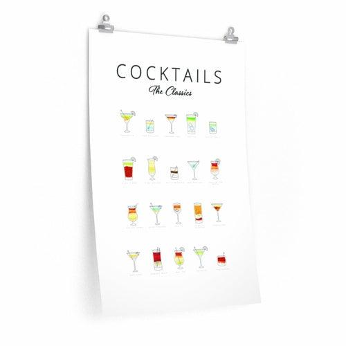 Cocktails Art Poster Decor - zoter Shop