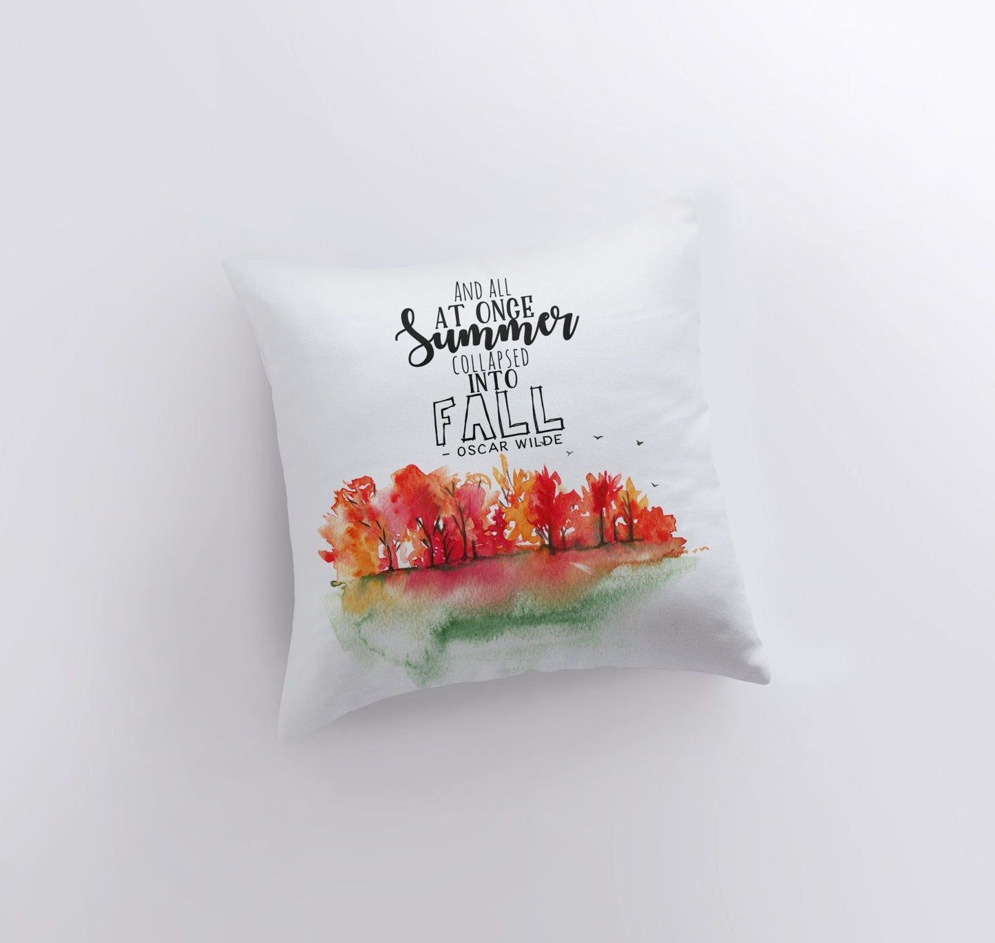 All at Once Summer Collapsed into Fall | Pillow cover | Fall