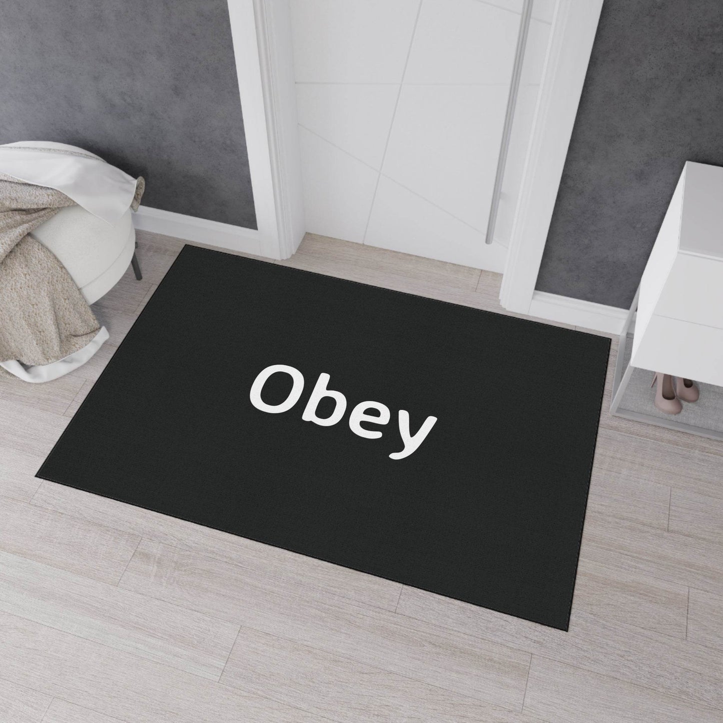 Obey - Heavy Duty Floor Mat - Premium Home Decor from Printify - Just $48.80! Shop now at Concordia Style Boutique