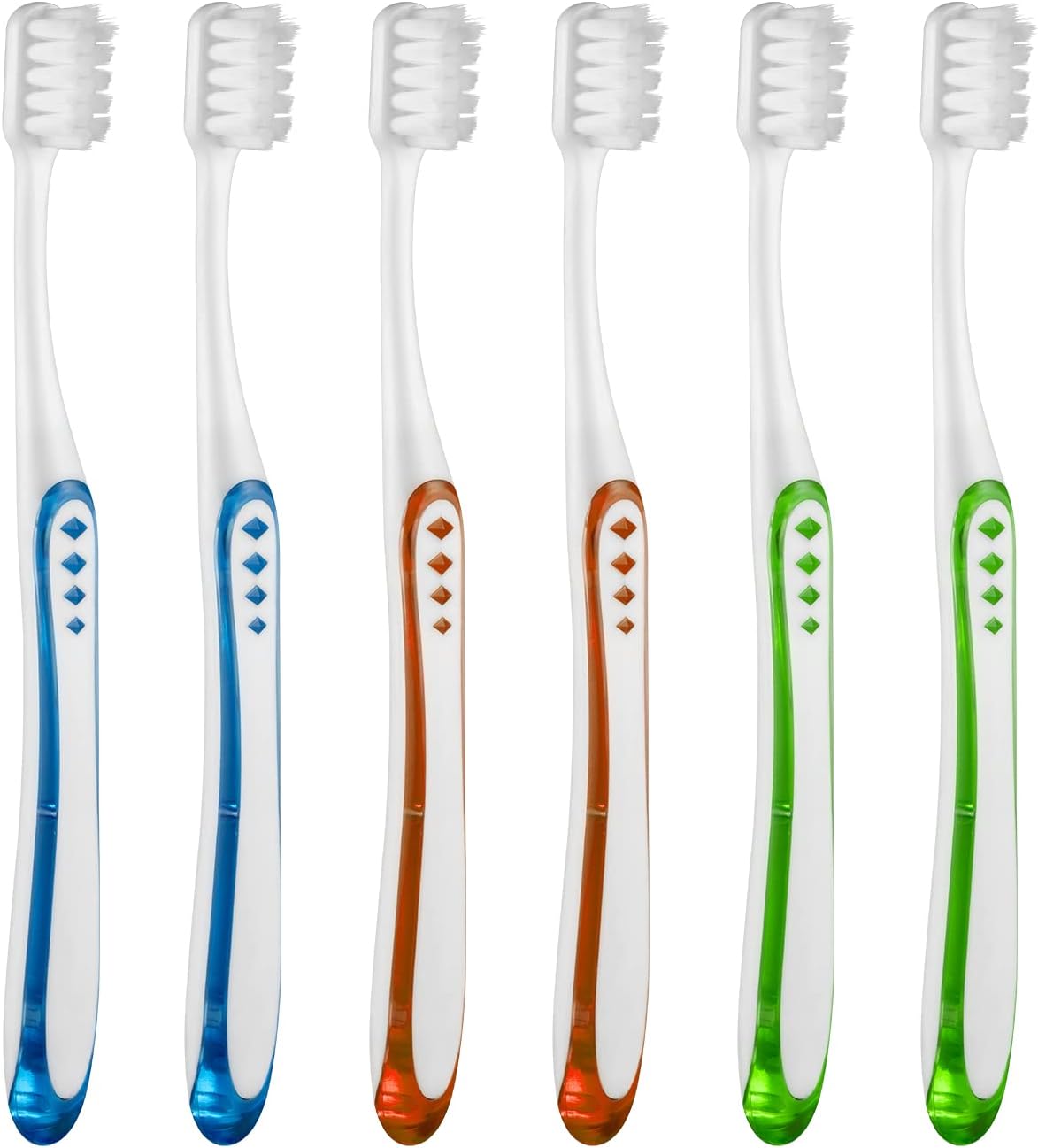 Frekare Extra Soft Toothbrushes for Adults, with 10000 Micro Nano Bristles, for Sensitive Teeth and Gum Recession (Compact Head, 6 Count)