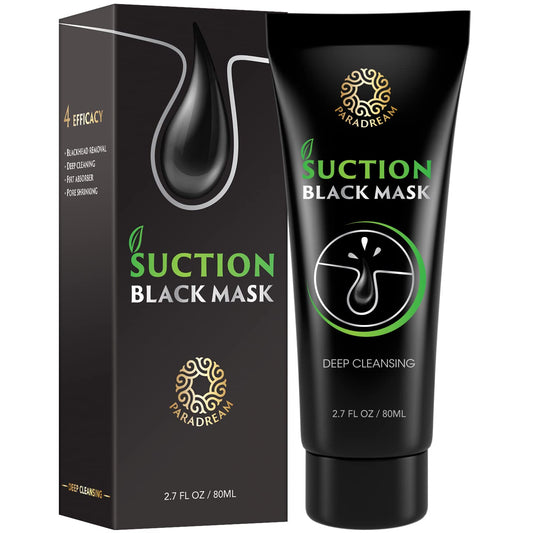 Blackhead Remover Mask: 80g Black Head Remover for Face - Peel Off Face Mask - Facial Masks for Women & Men Skin Care - Charcoal Pore Deep Cleansing Mask - Green
