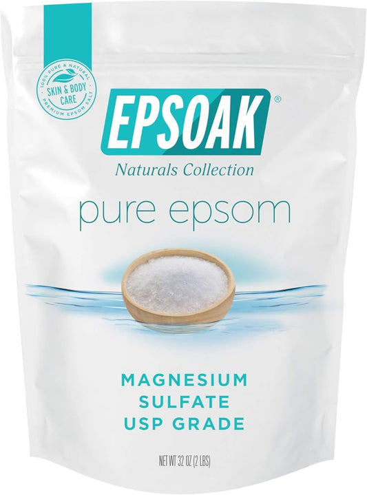 Epsoak Epsom Salt - 2 lbs. USP Magnesium Sulfate