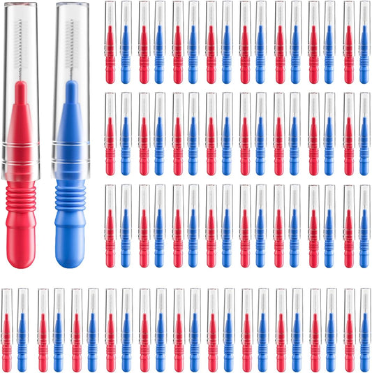 RAZOKO Interdental Brush, Flossing Head,Easy Use Tooth Cleaning Tool (72 Count)(2.5mm/3mm)