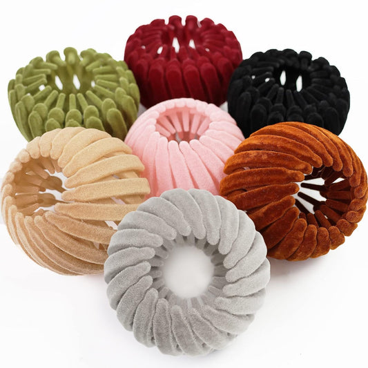 Sizobi 7Pcs Birds Nest Hair Clip, Hair Accessories For Women,Expandable Hair Clips for Women and Girls,Hair Bun Maker,Hair Ponytail Holder, Bun Clips for Thick/Thin Hair