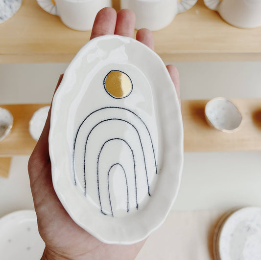 Petrichor + Gold Golden Hour Tray
