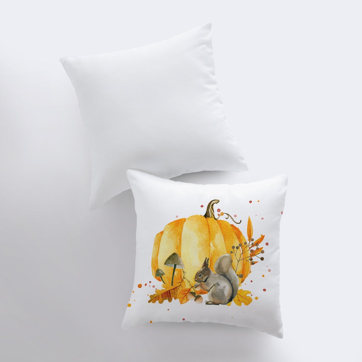 Fall Pumpkin Harvest Pillow Cover |  Primitive Pumpkin Decor |