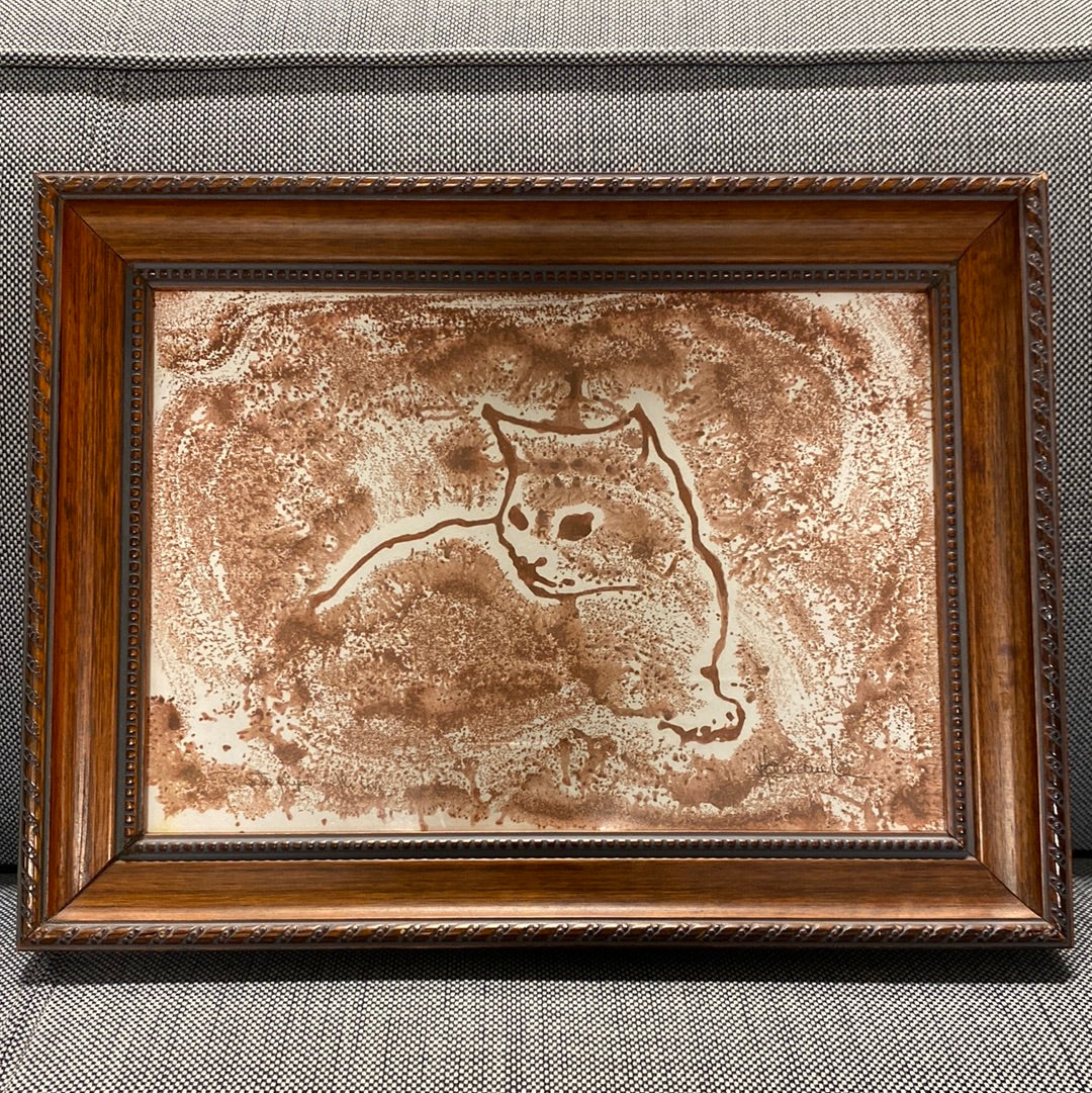 Framed Cat Art