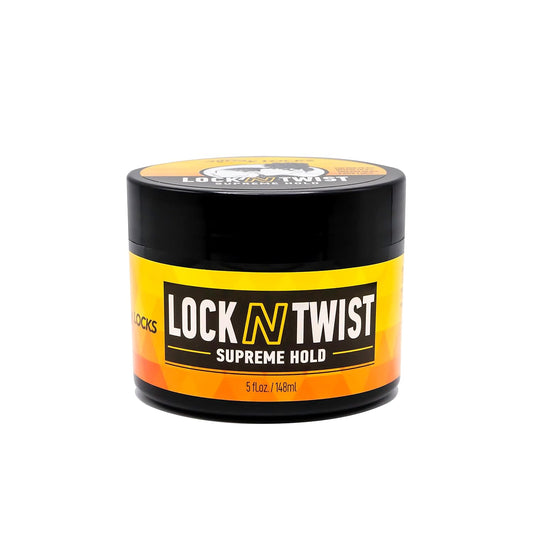 AllDay Locks Lock N Twist | Locking Gel, Re-Twist Locks, Supreme Hold | Smooths & Tames Frizz, Flake Free, Soft Finish | 5 oz