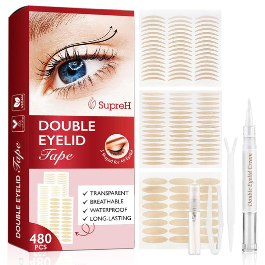 Eyelid Tape for Hooded Eyes Invisible: Instant Eyelid Lifter Strips Waterproof Double Eyelid Stickers - Effective Eye Lift for Droopy Lids, Make Your Eye Look Larger and brighter.