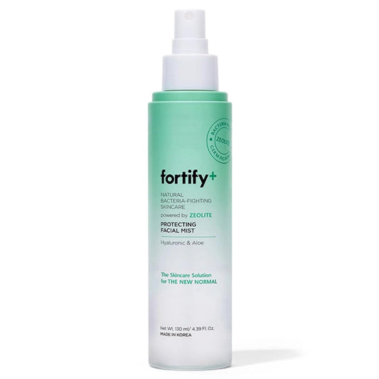 Fortify Hydrating Facial Mist Spray with Hyaluronic Acid & Aloe - Protecting & Anti-Aging - Vegan, Fragrance-Free, Alcohol-Free, Cruelty-Free for All Skin Types - Made in Korea -130ML/4.39Fl.Oz
