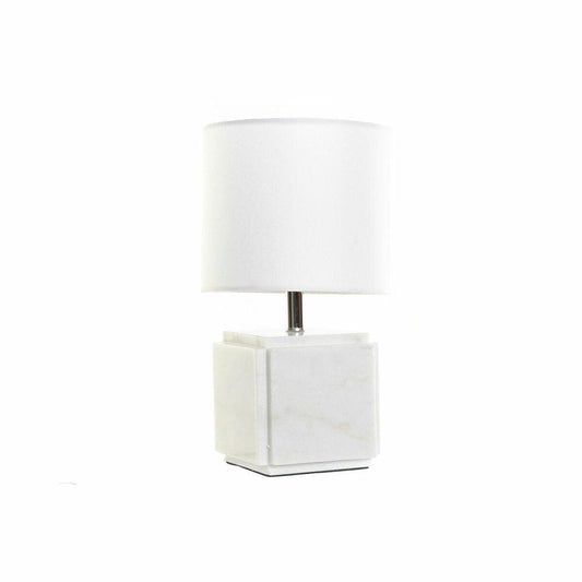 Desk lamp DKD Home Decor White Polyester Metal Marble 220 V Golden 50