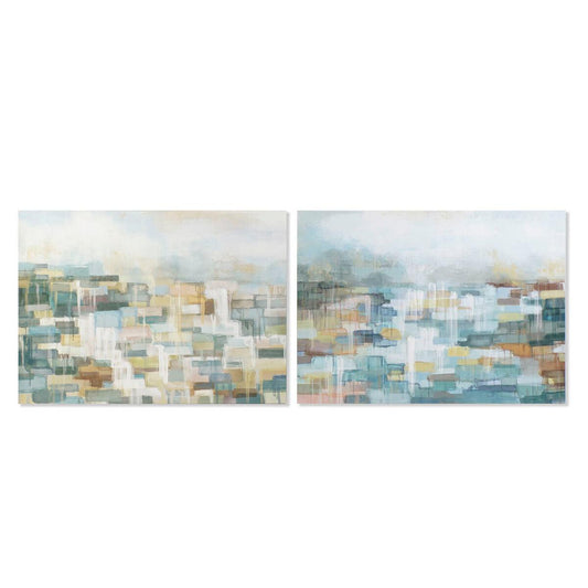 Painting DKD Home Decor Abstract 120 x 3 x 90 cm Modern (2 Units)