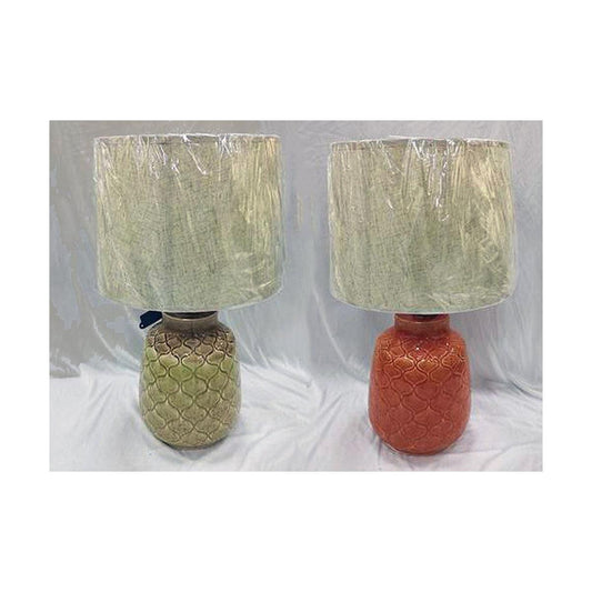 Desk lamp DKD Home Decor Porcelain Beige Orange Green 220 V 50 W 32 x