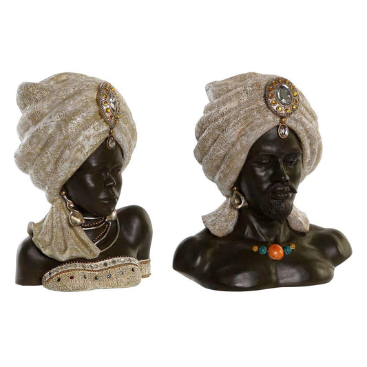 Decorative Figure DKD Home Decor 32 x 22,5 x 35 cm African Woman (2