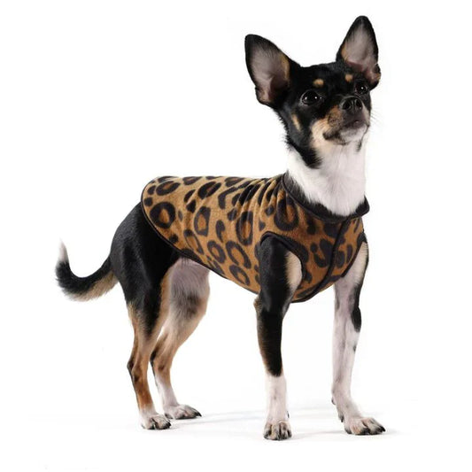 Goldpaw: DOG STRETCH FLEECE | Leopard (NEW!)