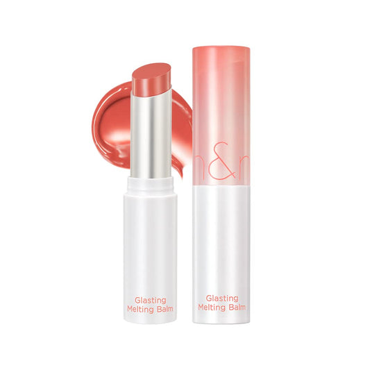 rom&nd Glasting Melting Balm 3.5g, 03 SORBET BALM, Glossy, Plumping Lips, Moisture, Translucent, Water Bomb, High Pigmented, Vegan