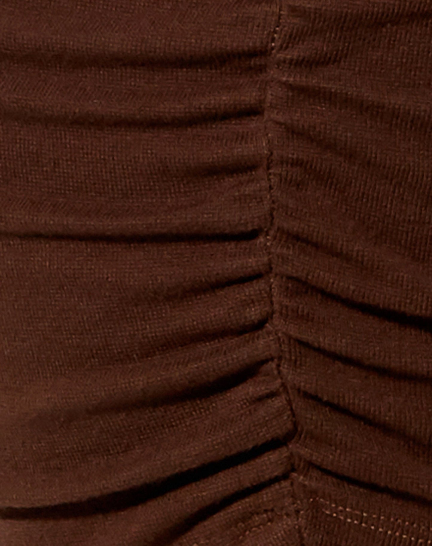 Andreita Bodycon Dress in Deep Mahogany