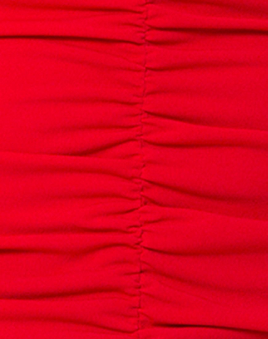 Azalea Off The Shoulder Dress in Red