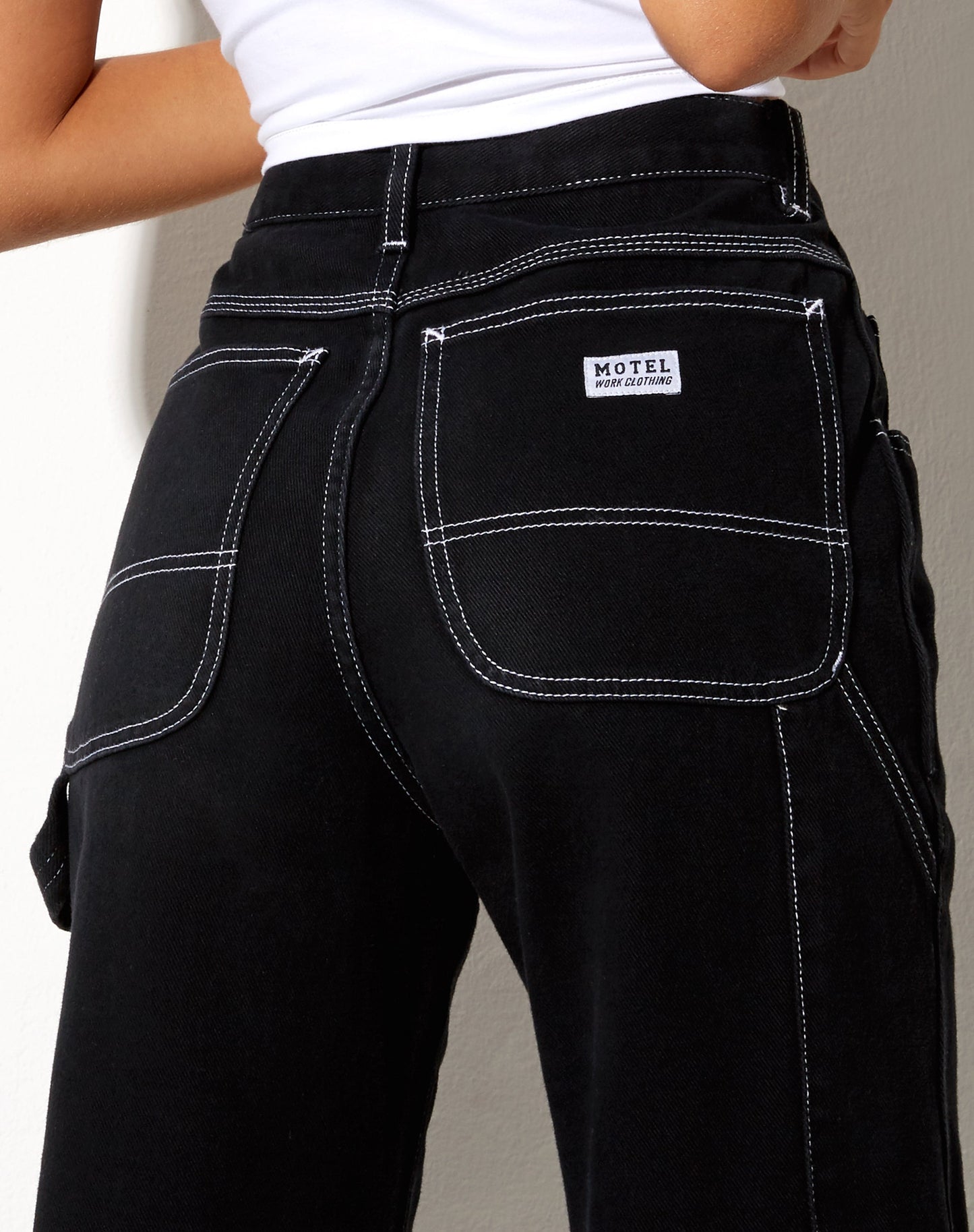 Carpenter Cargo Jeans in Black