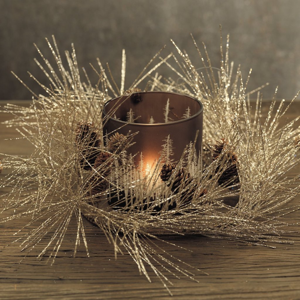 Spruce and Pinecone Wreath
