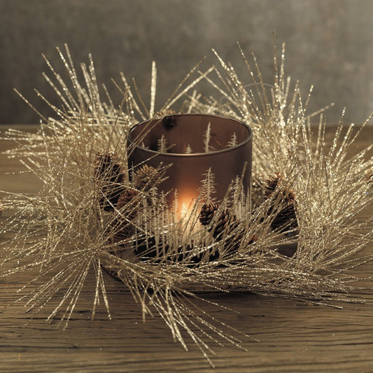 Spruce and Pinecone Wreath