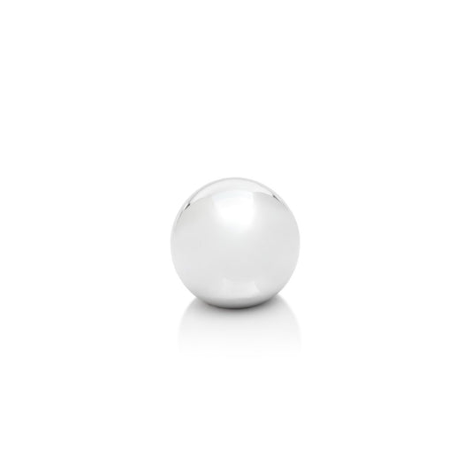 Silver Ceramic Fill Ball - CARLYLE AVENUE
