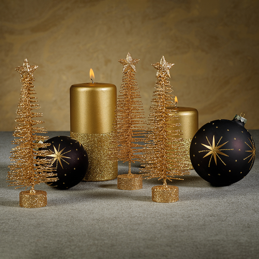 Wire Tree - Gold - Set of 4