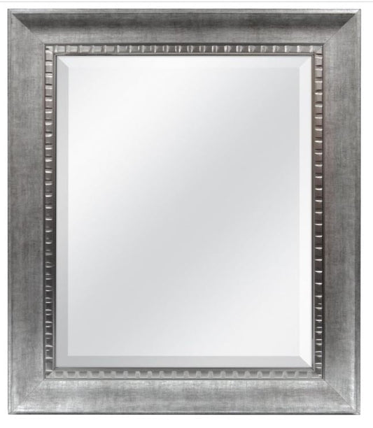 MCS 16x20 Inch Sloped Mirror, 21.5x25.5 Inch Overall Size, Silver