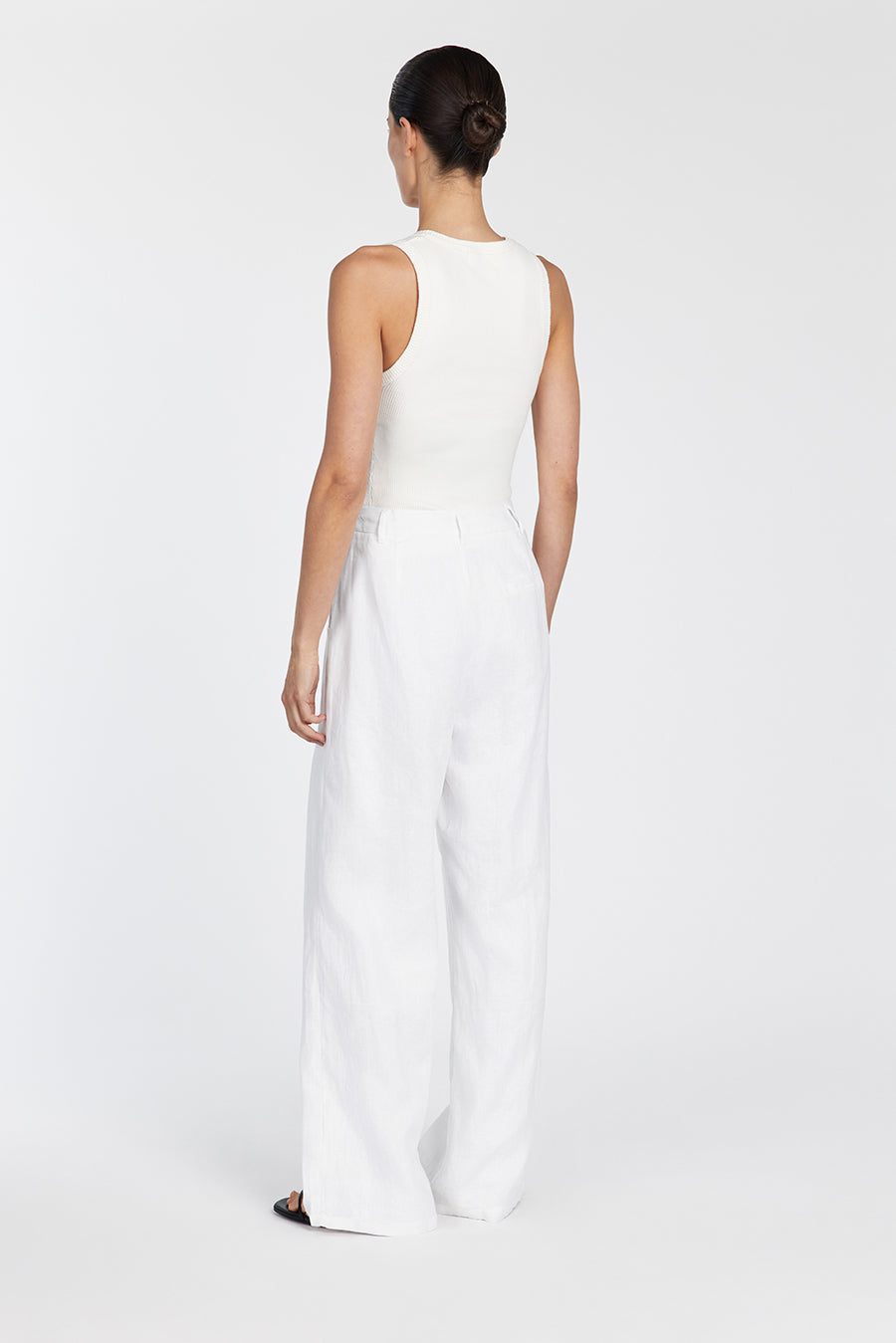 NORAH WHITE LINEN PANT