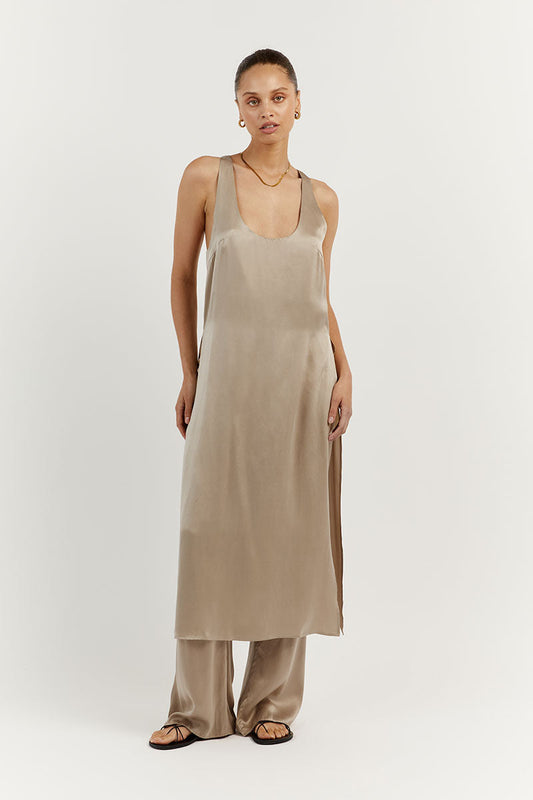 HARVEY STONE SILK TUNIC TOP Clothing DISSH Boutiques 6 STONE