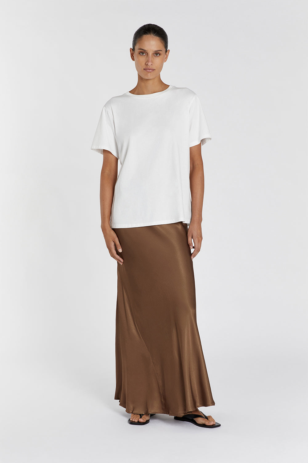 CHARLI COCO SATIN MAXI SKIRT