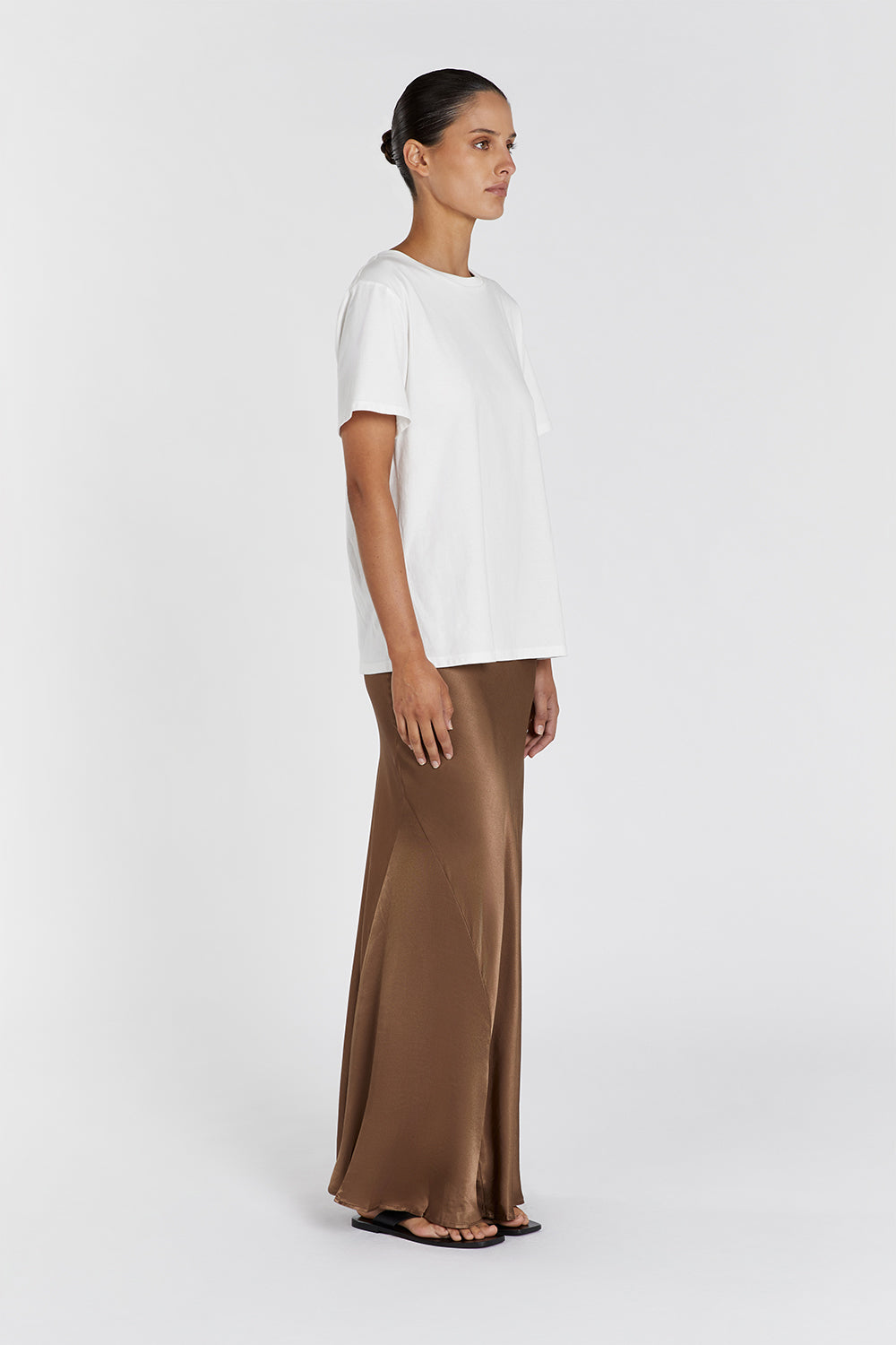 CHARLI COCO SATIN MAXI SKIRT