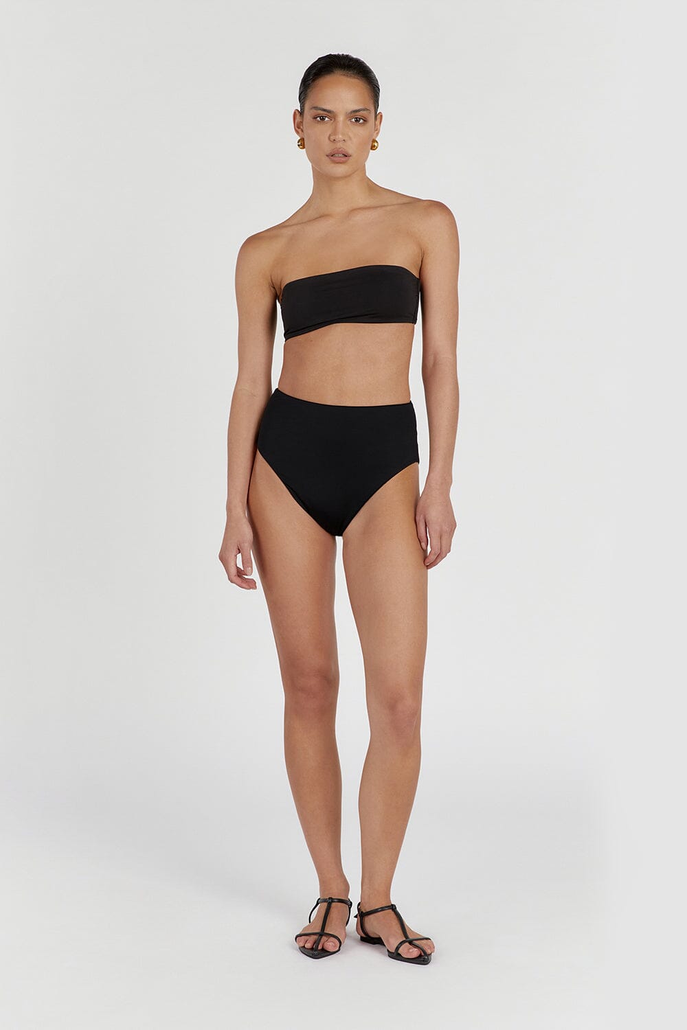 CALLIE BLACK HIGH WAISTED BRIEF