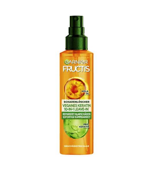 Garnier Vegan Keratin 10-in-1 Leave-in Damaged Hair Extinguisher - 150 ml