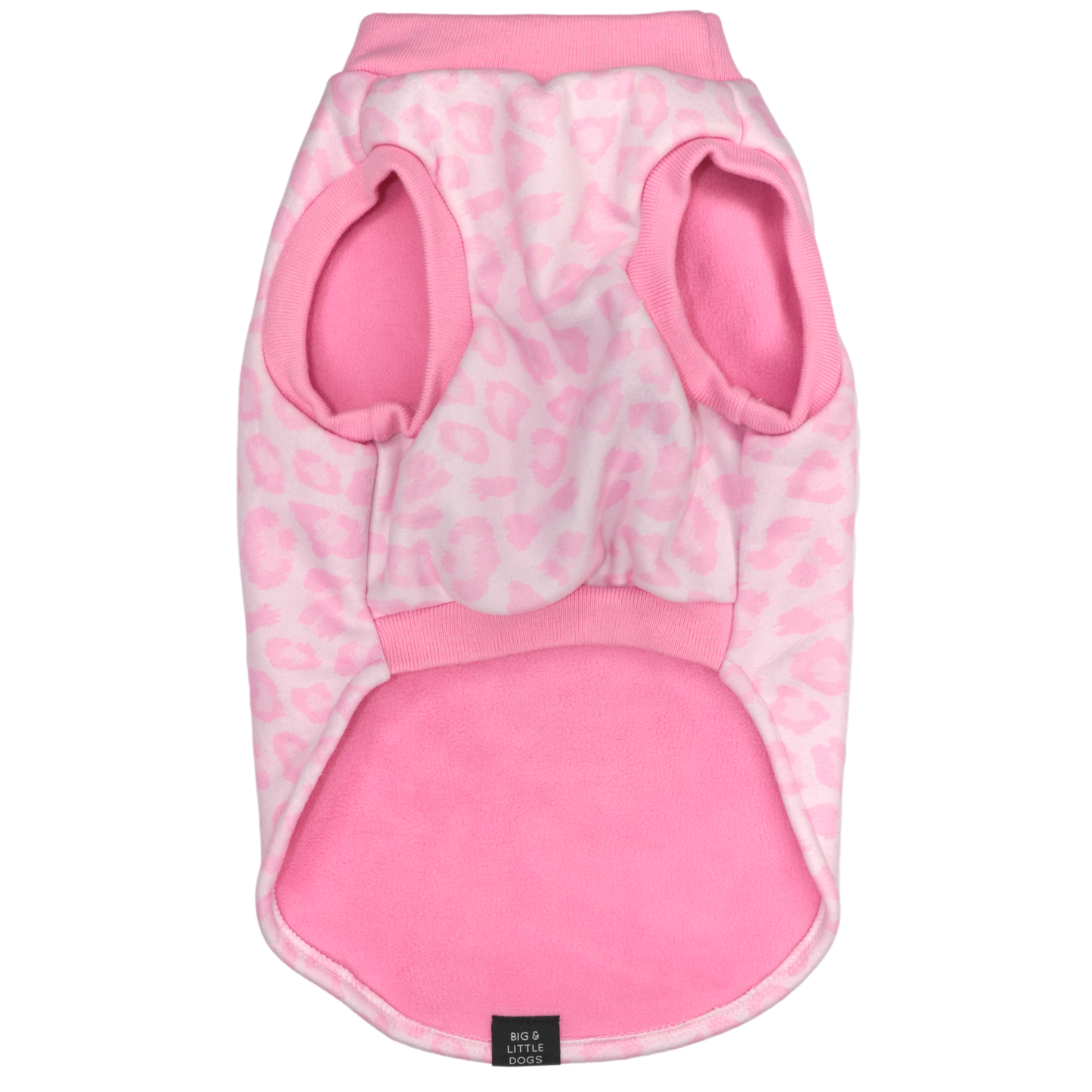 DOG FLEECE PYJAMAS: Pink Leopard {FINAL SALE}