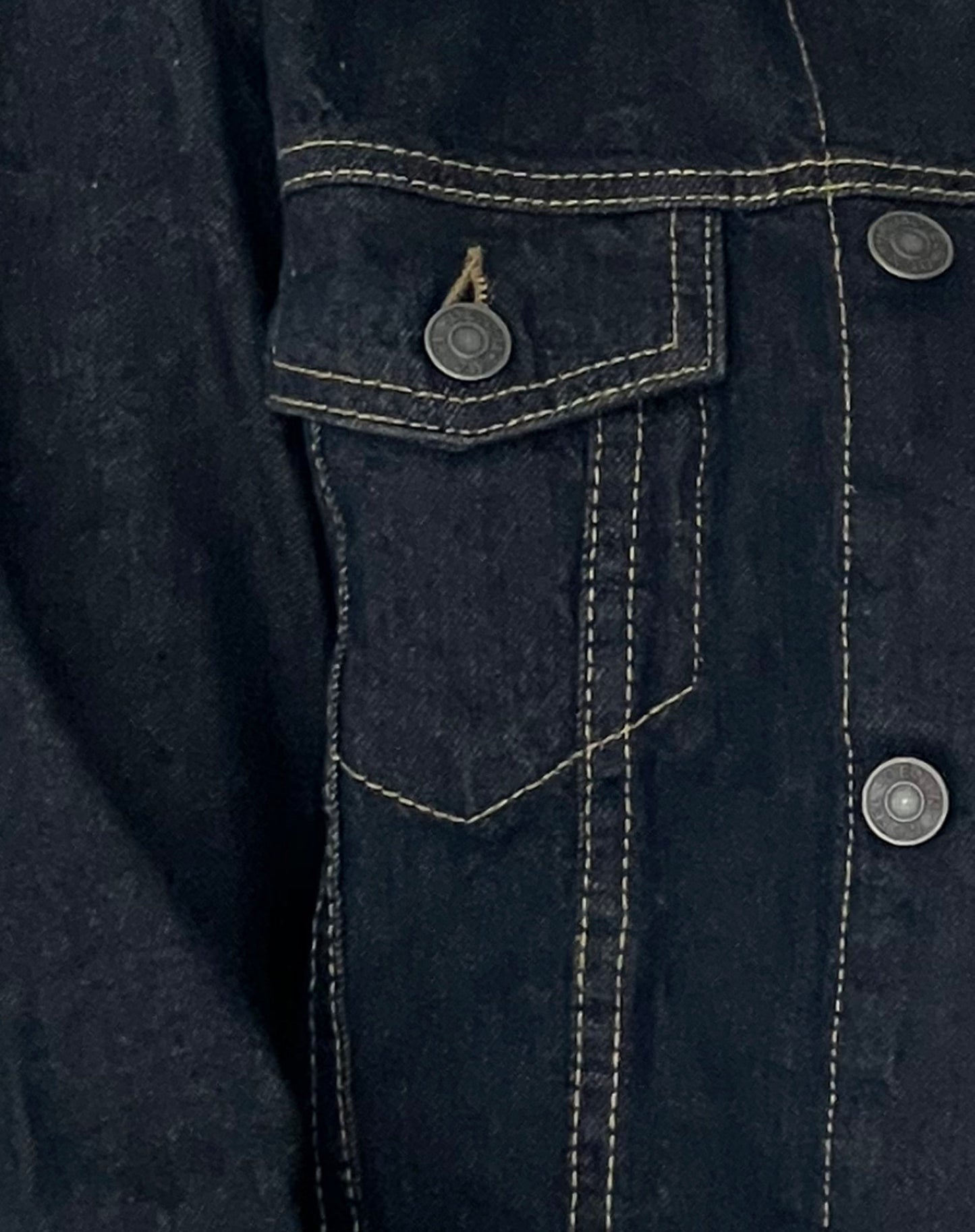 Fitted Denim Jacket in Indigo