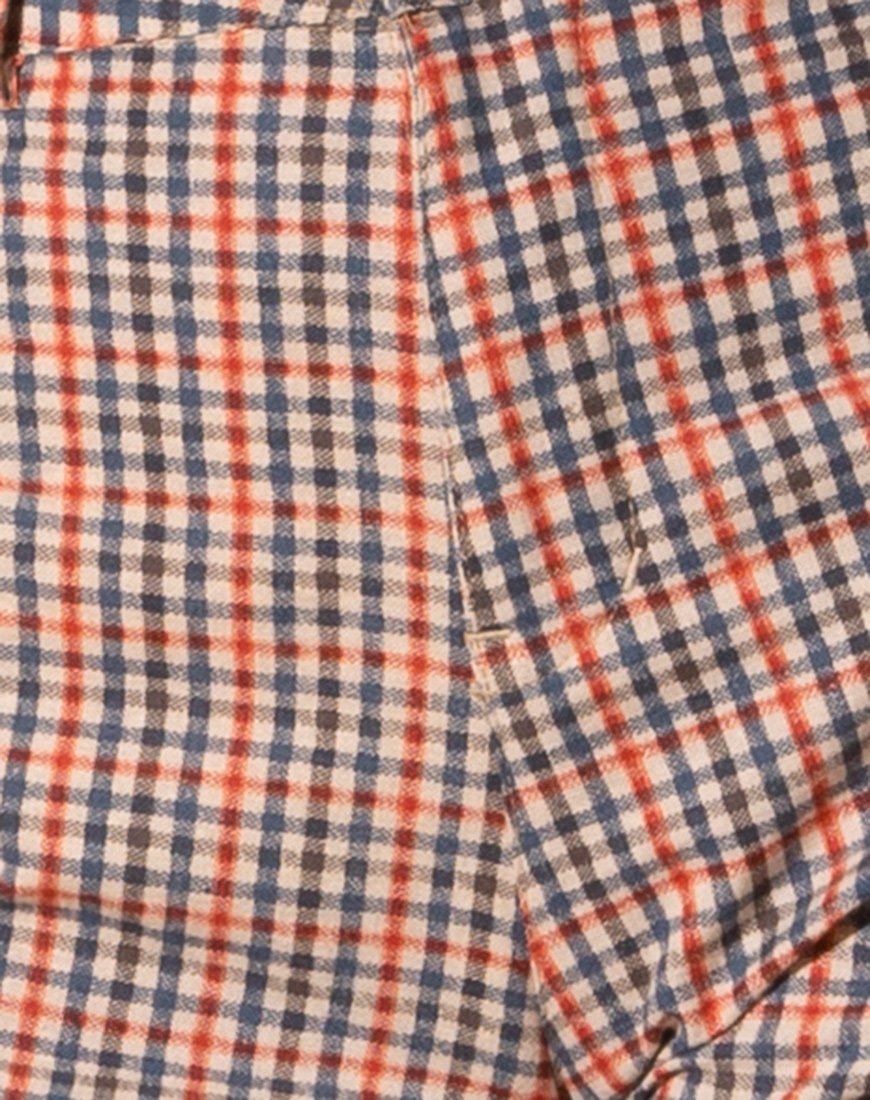Gira Split Hem Trouser in Country Check