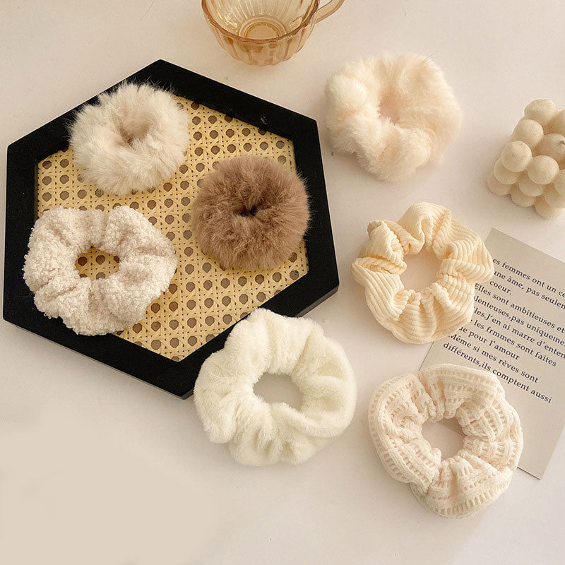 7PCS Plush Scrunchies