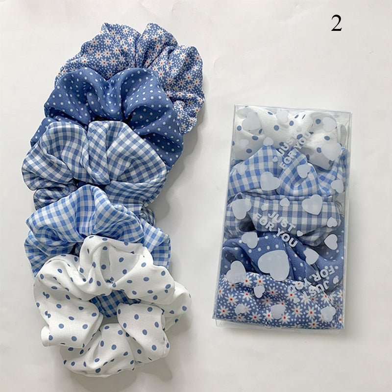7PCS Plush Scrunchies