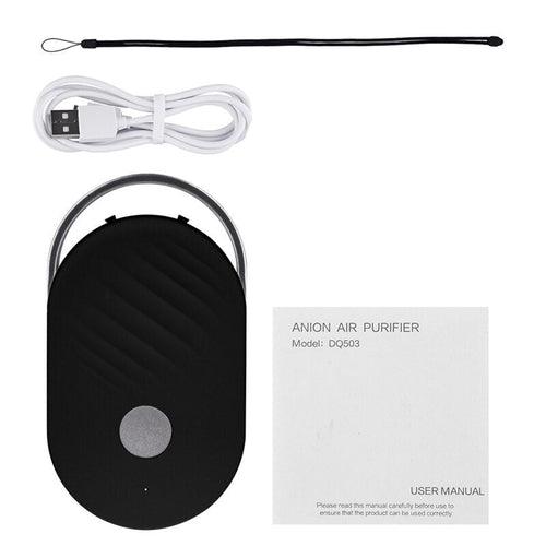 Mini lanyard Portable Air Purifier Cleaner Negative Ion USB Mini Home - zoter Shop